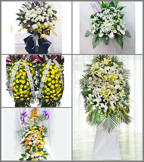 黑龙江齐齐哈尔龙沙区彩虹街道白事花篮预定